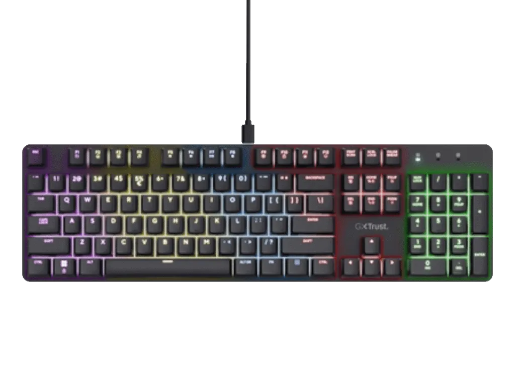 Trust Tastatura TRUST GXT871 ZORA mehanicka/US/RGB/crna Slika 4