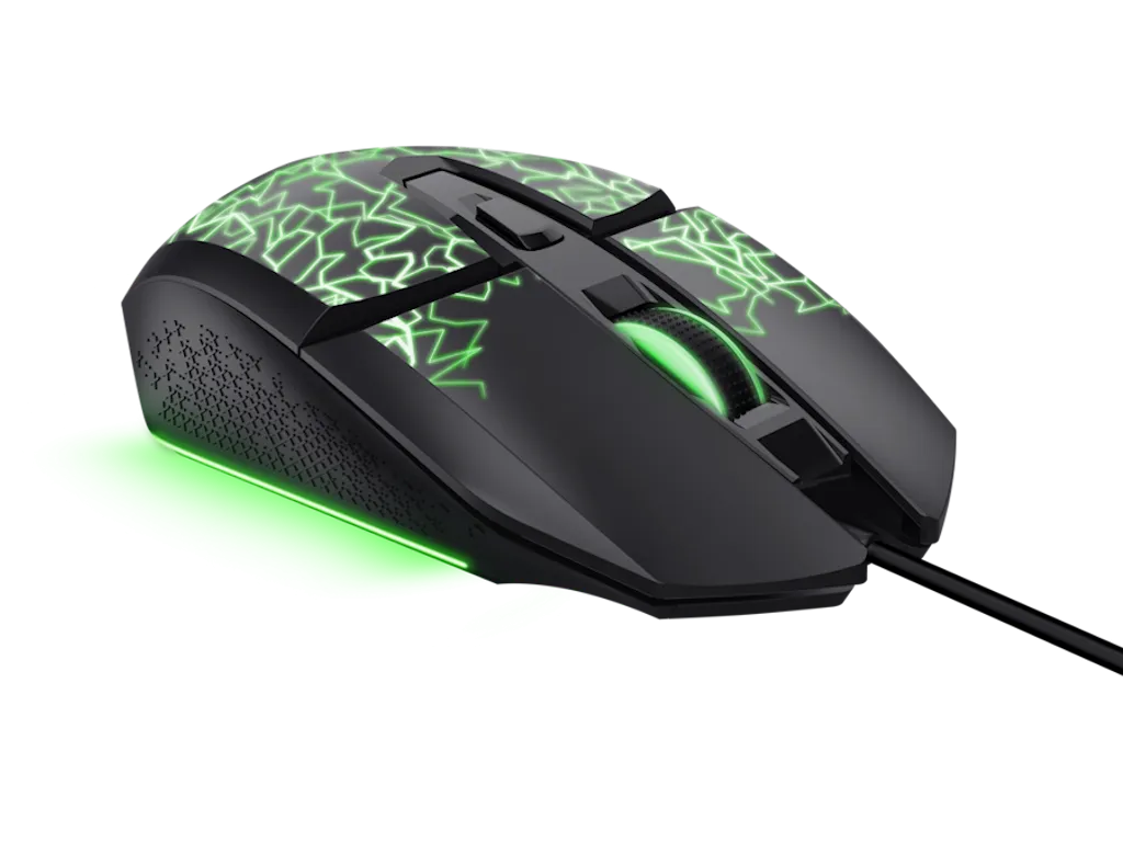 Miš TRUST GXT113 FELOX LED GAMING/crna Slika 2