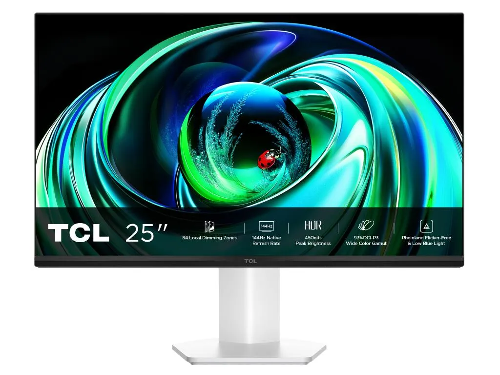 Monitor TCL 25G54 24,5"/IPS MiniLED/1920x1080/144Hz/5ms GtG/VGA,HDMI/VESA/belo-crna Slika 2