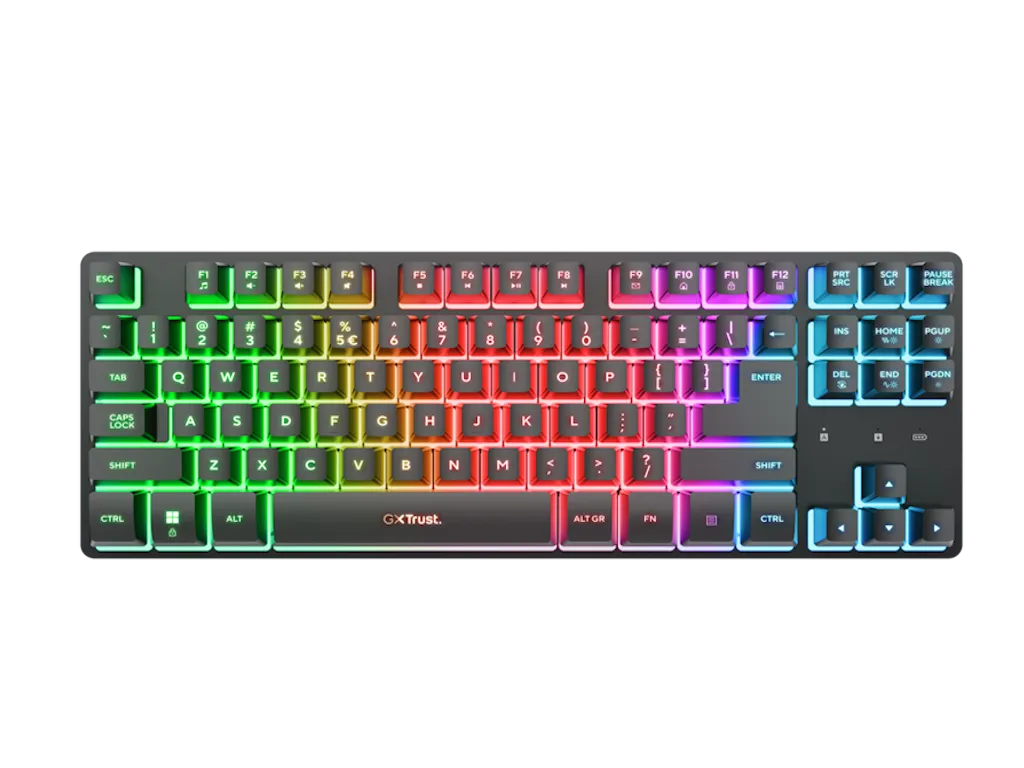 Tastatura+miš TRUST GXT 832 Thado Wireless TKL set/SRB/crna Slika 1