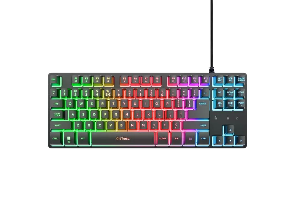 Tastatura TRUST GXT833 THADO žicna/RGB/TKL/SRB/gaming/crna Slika 2