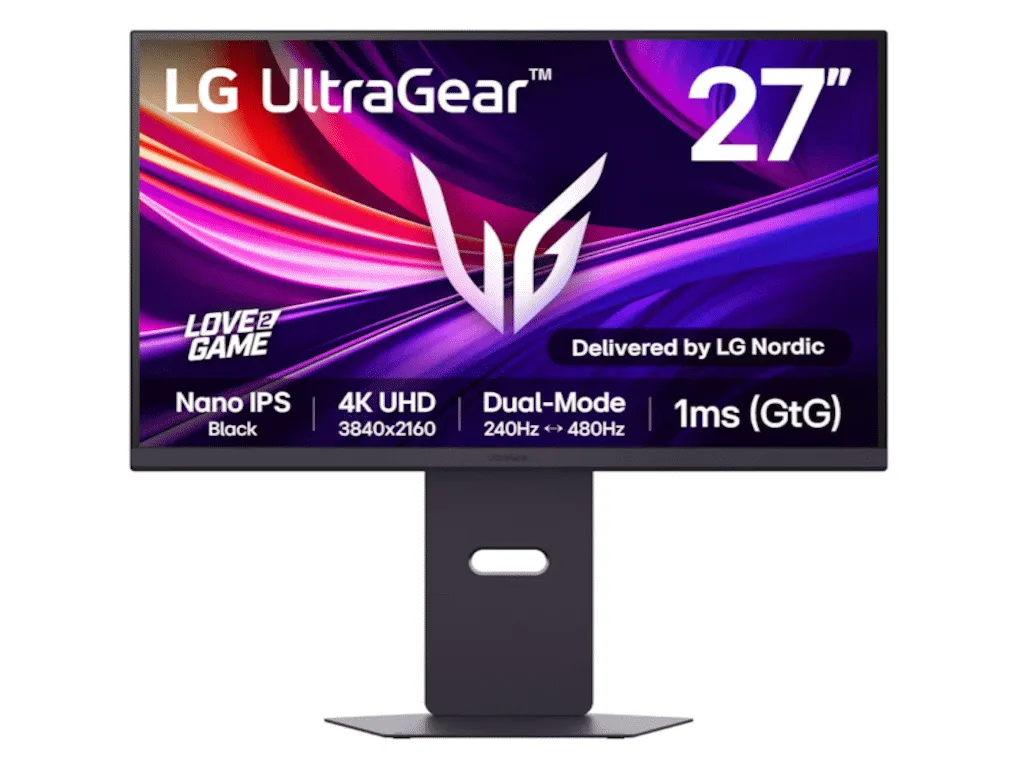 Monitor LG 27G850A-B 27"/IPS/3840x2160/480Hz FHD, 240Hz UHD/1ms GtG/HDMIx2,DP, USB/Gsync,freesync Slika 3