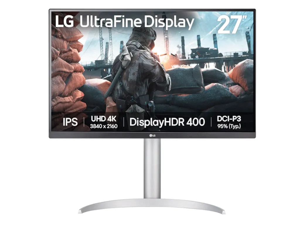 Monitor LG 27UP650K-W 27"/IPS/3840x2160/60Hz/5ms GtG/HDMIx2,DP/Freesync/pivot,visina/srebrna Slika 2