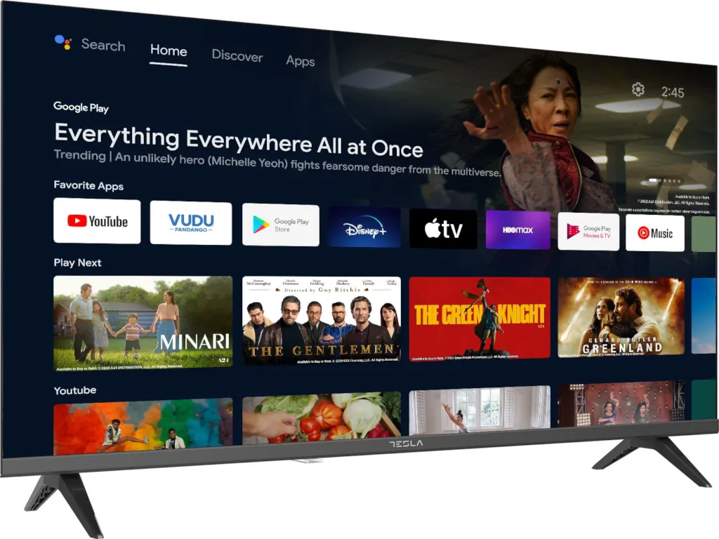 Televizor TESLA 32E635BHS/LED/32"/HD ready/Smart/Android/crna/frameless Slika 5