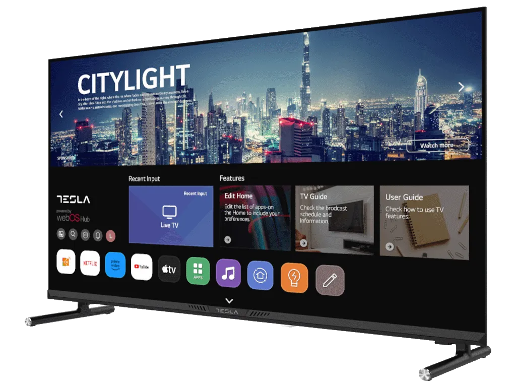 Tesla Televizor TESLA 32E645BHW/LED/32"/HD ready/webOS/crna/frameless Slika 2