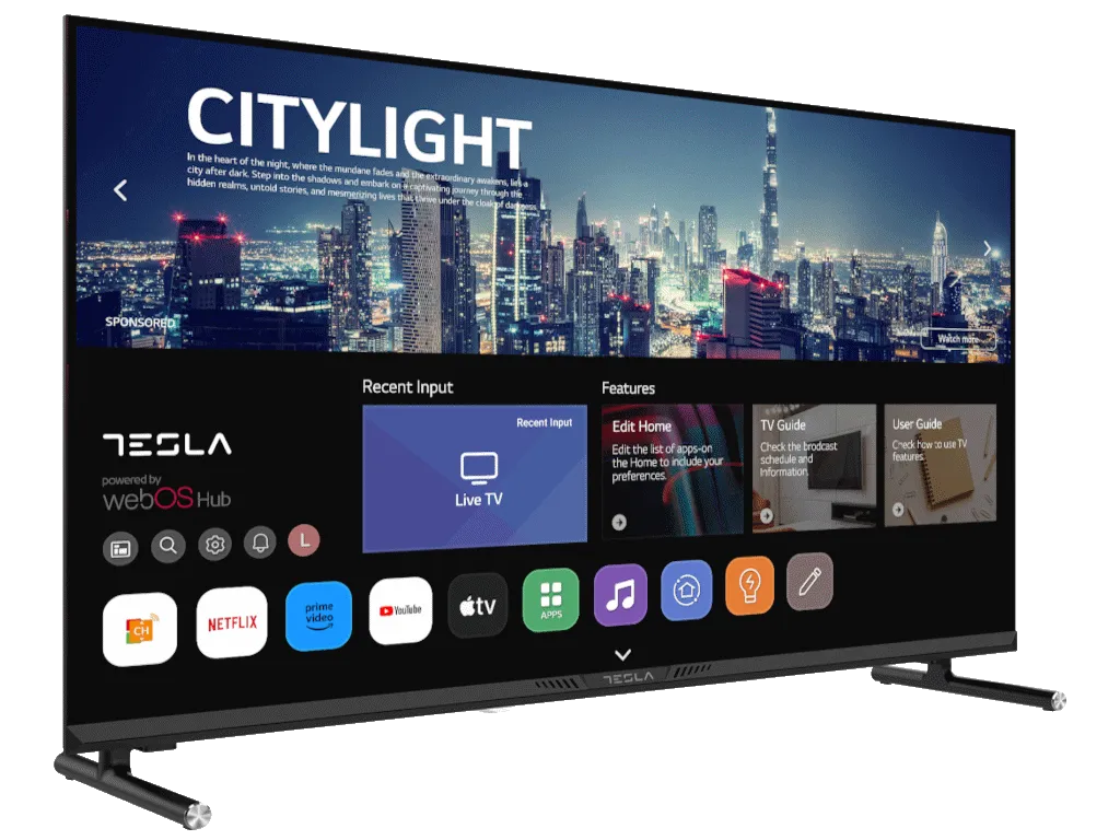 Tesla Televizor TESLA 32E645BHW/LED/32"/HD ready/webOS/crna/frameless Slika 7
