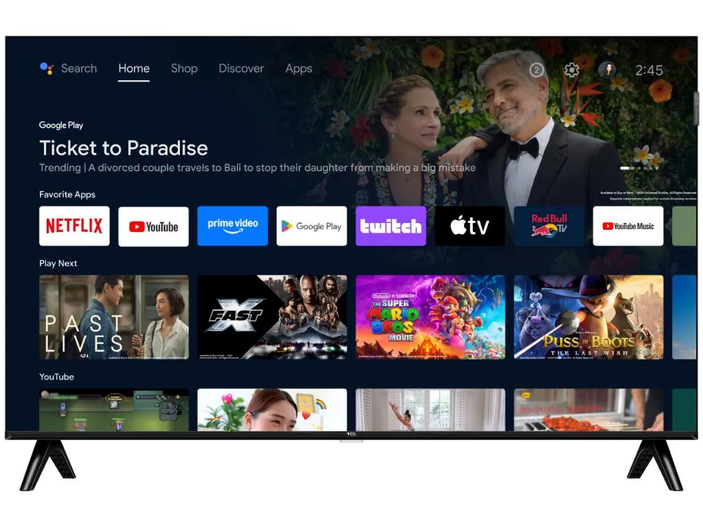 Televizor TCL 32S4K/QLED/32"/HD/60Hz/Google TV/crna Slika 9