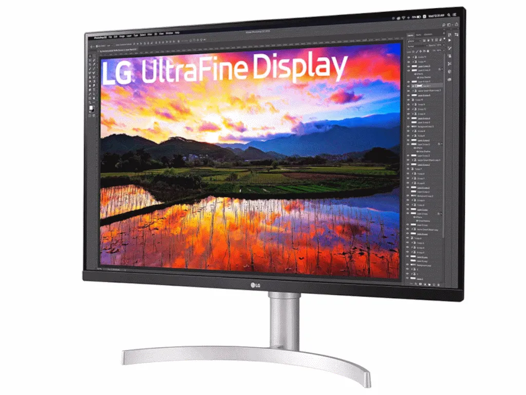 Monitor LG 32UN650K-W 31.5"/IPS/3840x2160/60Hz/5ms GtG/HDMIx2,DP/VESA/visina/zvucnici/srebrna Slika 1