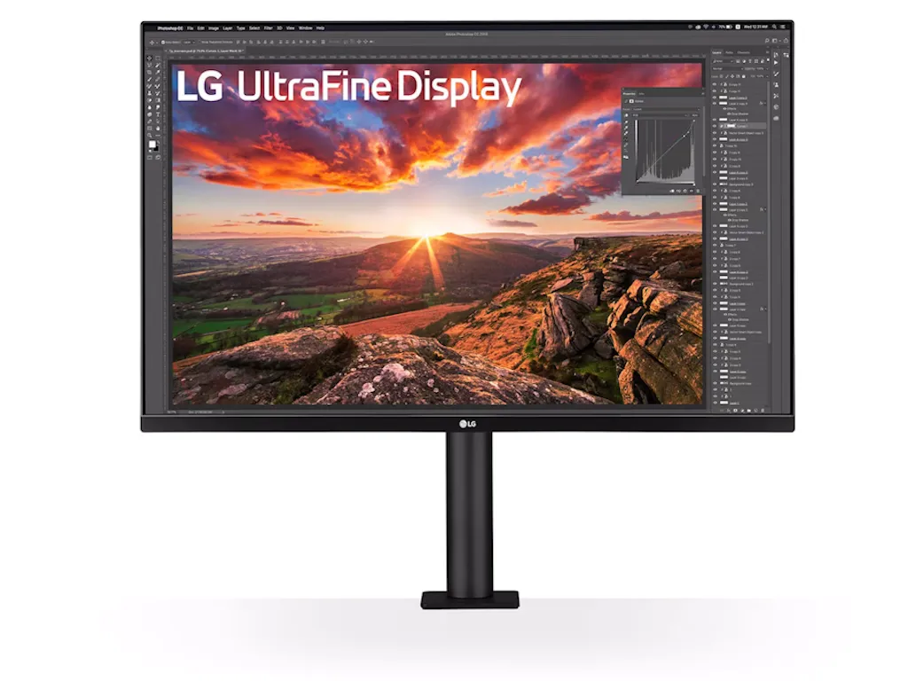 Monitor LG ERGO 32UN880K-B 31.5"/IPS/3840x2160/60Hz/5ms GtG/HDMIx2,DP,USB/pivot,visina/VESA/zvucnici Slika 5