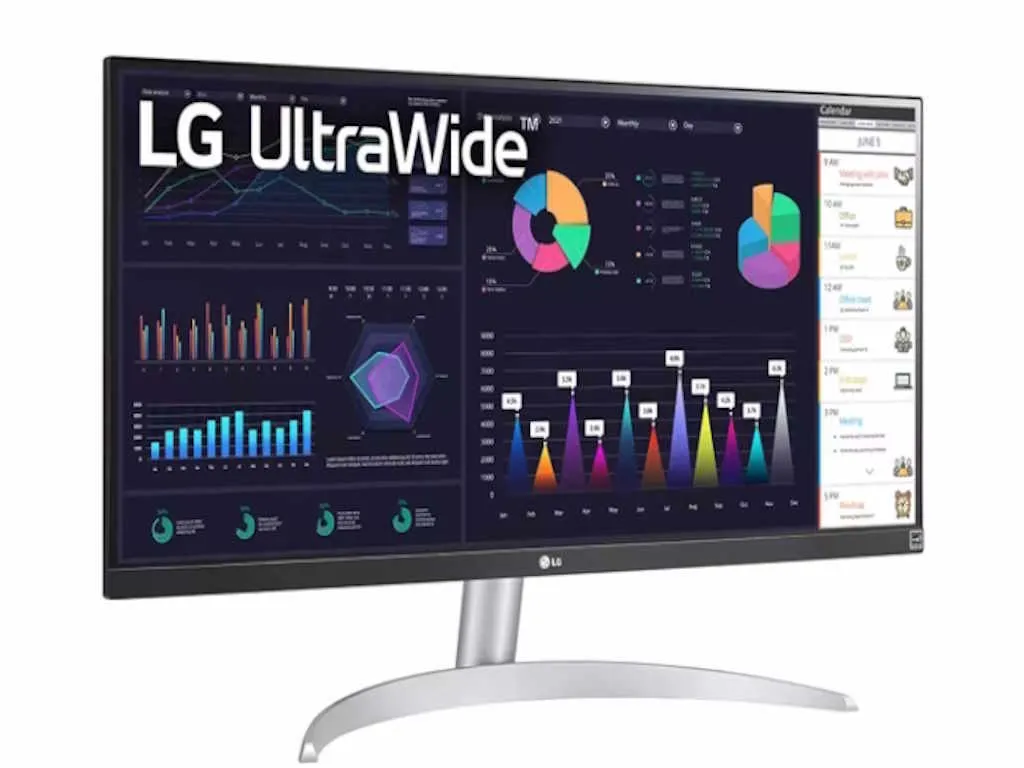 Monitor LG 34WQ500-B.AEU 34"/IPS,21:9/2560x1080/100Hz/5ms GtG/HDMI,DP/Freesync/crna Slika 2