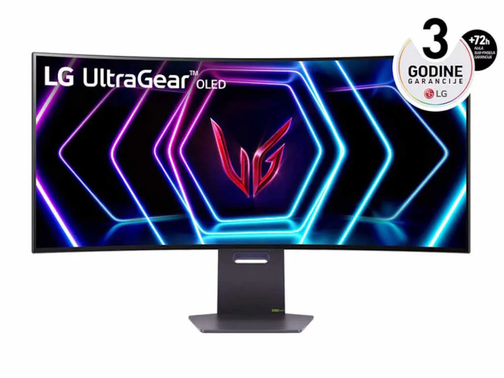 Monitor LG 39GS95QE-B 39"/OLED,zakrivljen,21:9/3440x1440/240Hz/0,03ms/HDMIx2,DP,USB/Gsync,freesync Slika 4