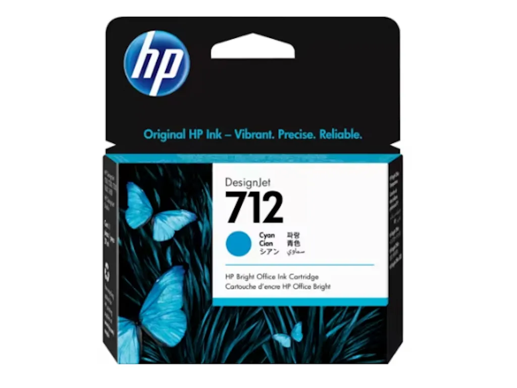 HP Supplies HP 712 29-ml Cyan DesignJet Ink Cartridge Slika 1
