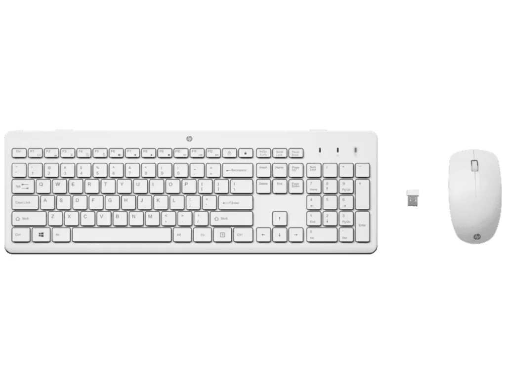 HP PSG Tastatura+miš HP 230 bežicni set/US/3L1F0AA/bela Slika 1