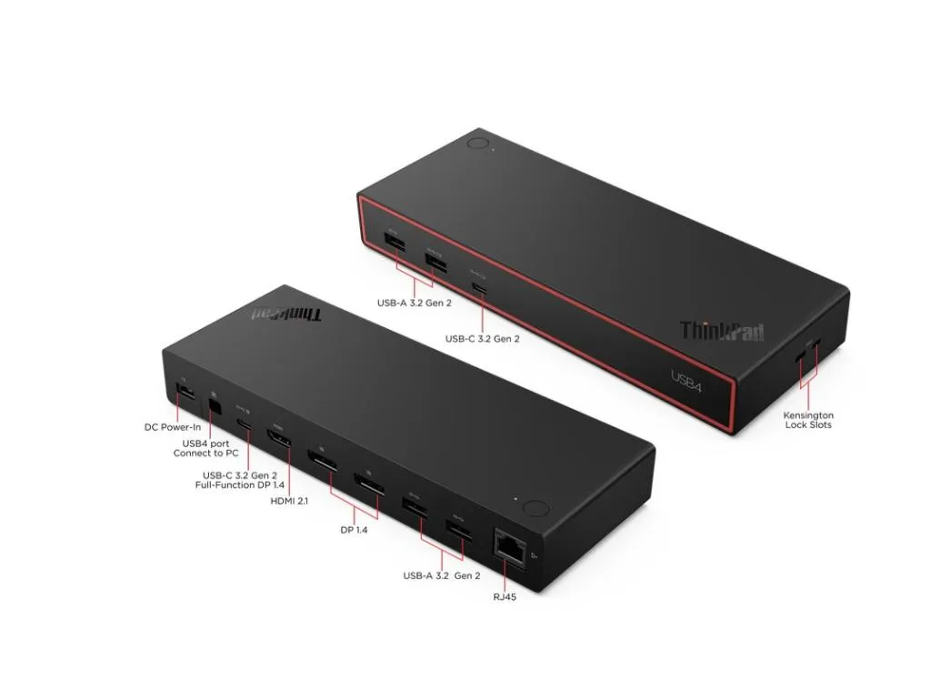 Lenovo ThinkPad USB4 Dock 5000 USB-C 100W/4xUSB-A/2xUSB-C/HDMI/2xDP Slika 5