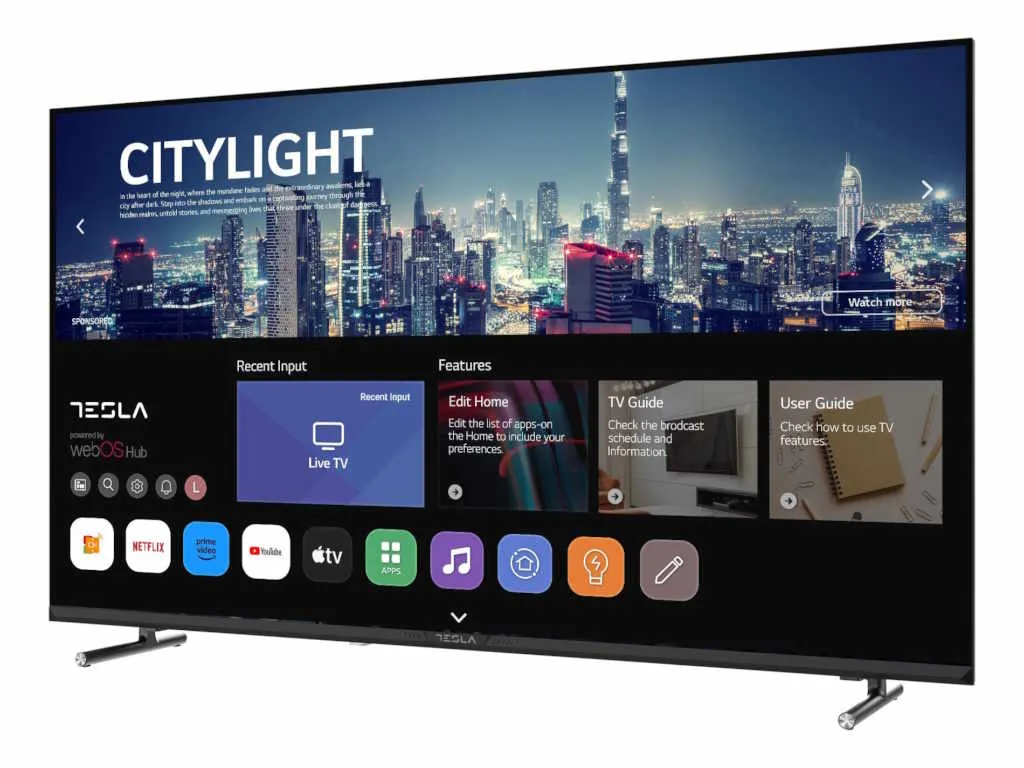 Tesla Televizor TESLA 40E645BFW/LED/40"/Full HD/webOS/crna/frameless Slika 4