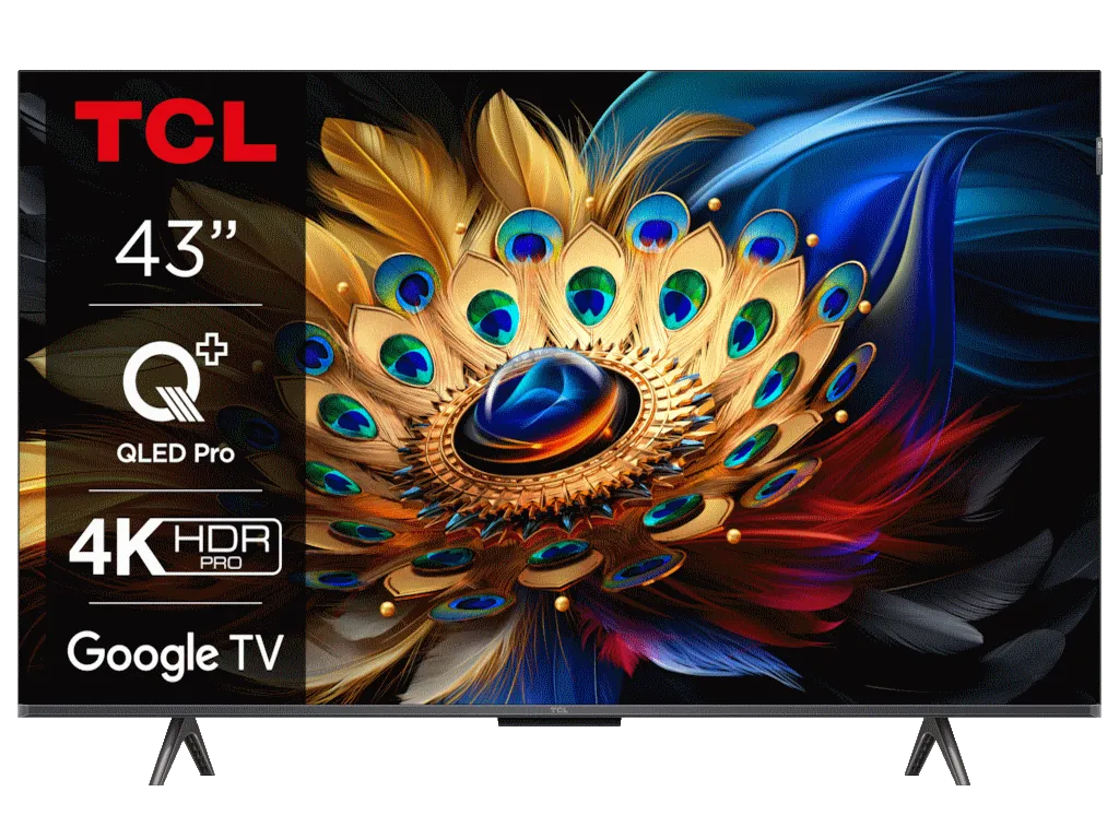 Televizor TCL 43C655/QLED/43"/4K HDR PRO/Google TV/crna Slika 6