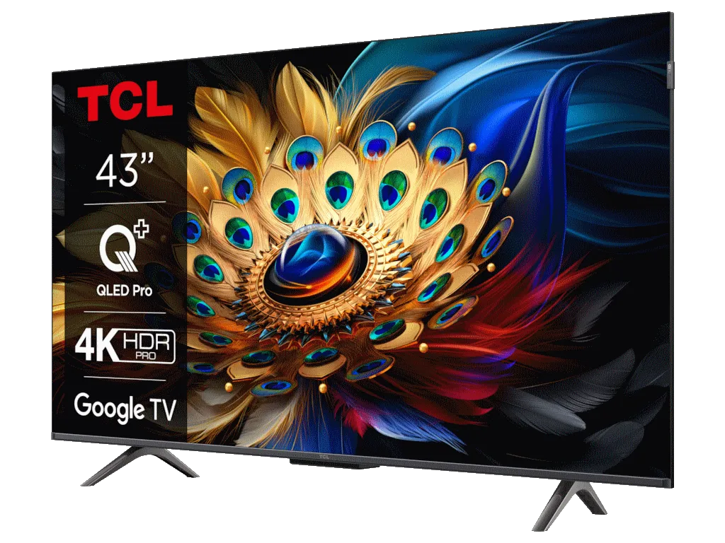 Televizor TCL 43C655/QLED/43"/4K HDR PRO/Google TV/crna Slika 4
