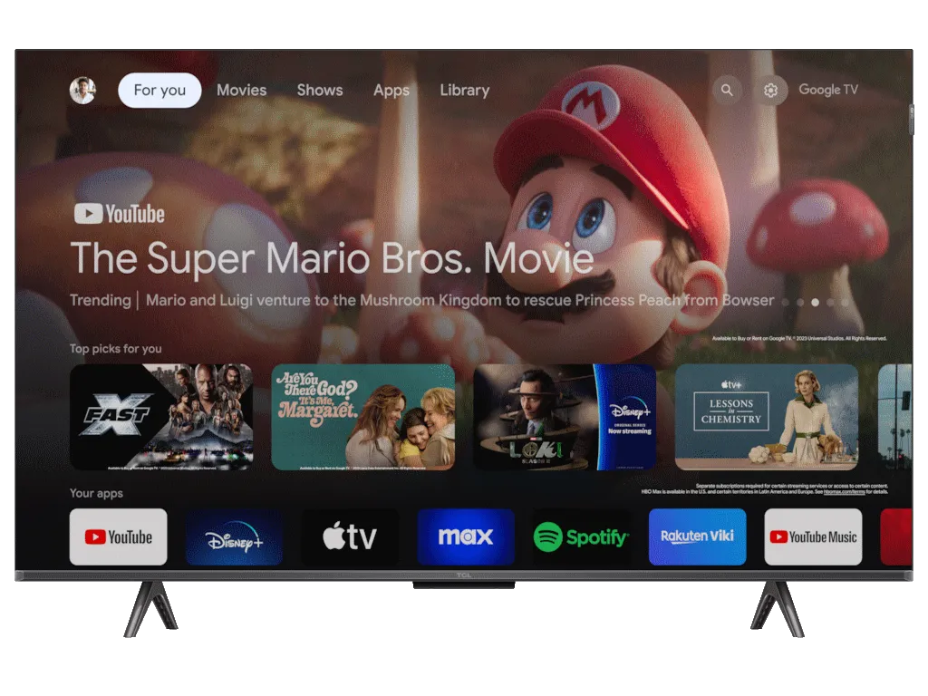 Televizor TCL 43C655/QLED/43"/4K HDR PRO/Google TV/crna Slika 14