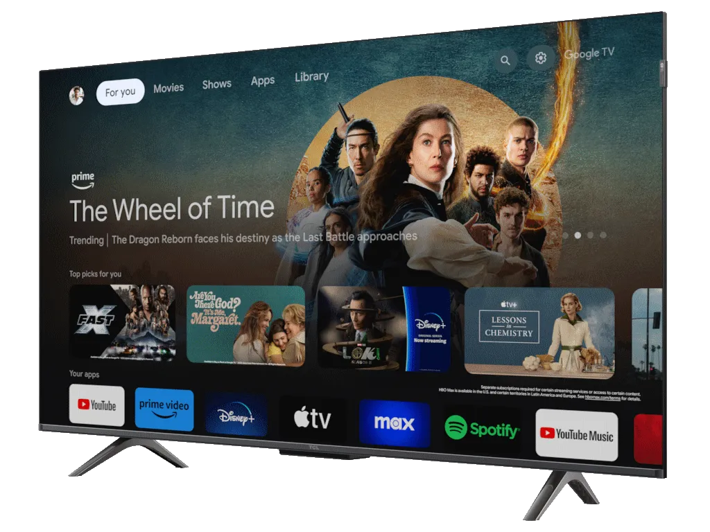 Televizor TCL 43C655/QLED/43"/4K HDR PRO/Google TV/crna Slika 2