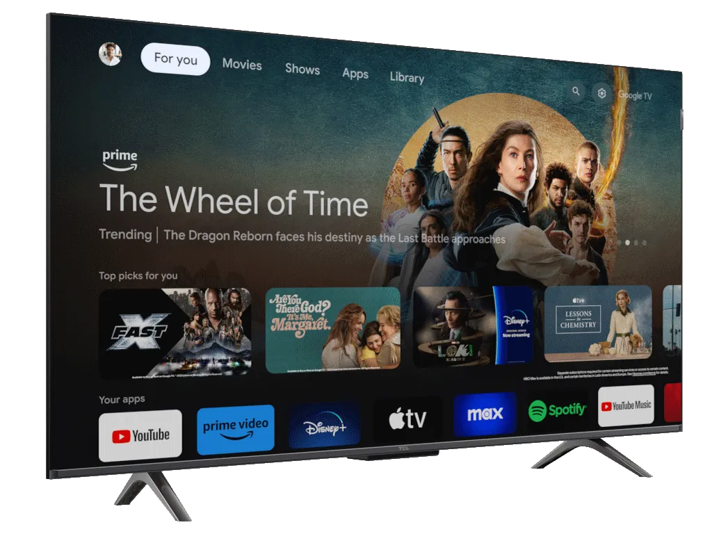 Televizor TCL 43C655/QLED/43"/4K HDR PRO/Google TV/crna Slika 8
