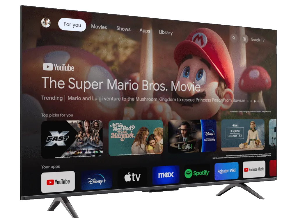 Televizor TCL 43C655/QLED/43"/4K HDR PRO/Google TV/crna Slika 15