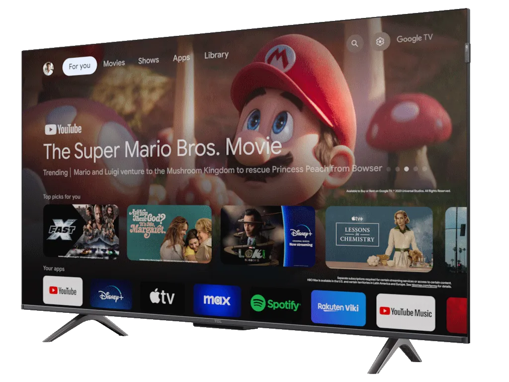 Televizor TCL 43C655/QLED/43"/4K HDR PRO/Google TV/crna Slika 12