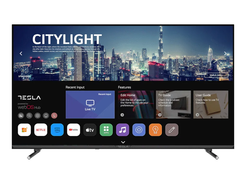 Tesla Televizor TESLA 43E645BFW/LED/43"/Full HD/webOS/crna/frameless Slika 6