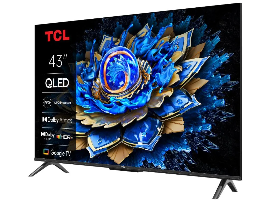 Televizor TCL 43T69C/QLED/43"/4K UHD/60Hz/Google TV/crna Slika 4