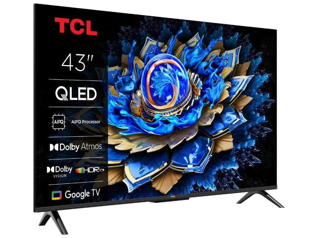 Televizor TCL 43T69C/QLED/43"/4K UHD/60Hz/Google TV/crna Slika 5