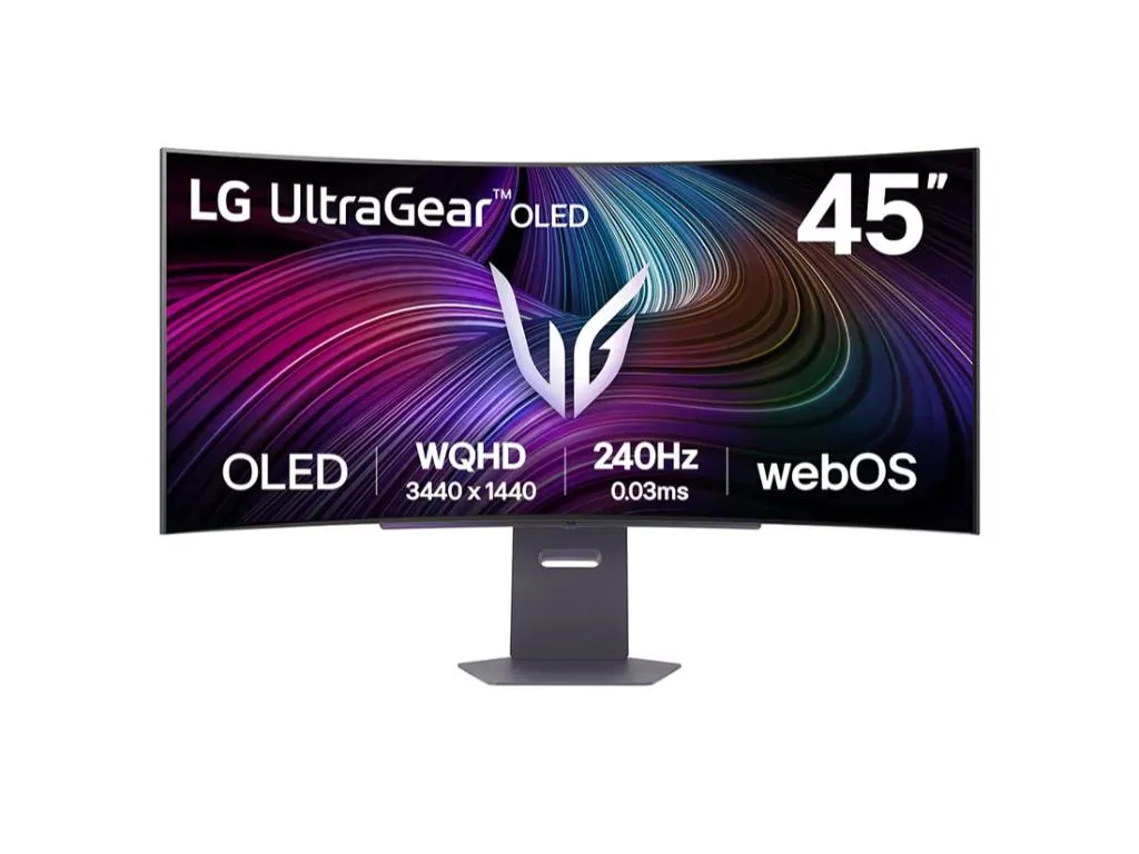 Monitor LG 45GX90SA-B 44.5"/OLED,zakrivljen,21:9/3440x1440/240Hz/1ms/HDMI,DP,USB C/Gsync/crna Slika 3