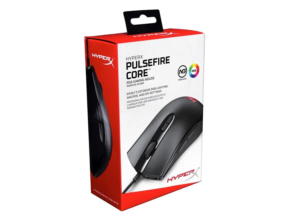 Miš HP HyperX Pulsefire Core/žicni/Gaming/crna Slika 4