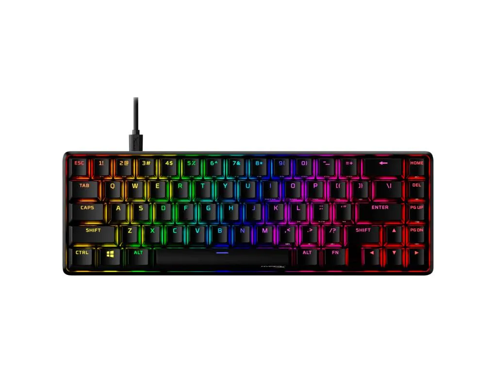Tastatura HP HyperX Alloy Origins 65/Mehanicka/Gaming/ HX Red/US/4P5N4AA/crna Slika 4