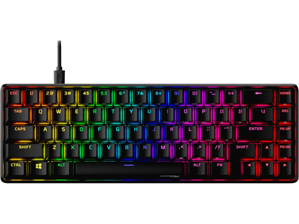 Tastatura HP HyperX Alloy Origins 65/Mehanicka/Gaming/ HX Red/US/4P5N4AA/crna Slika 1