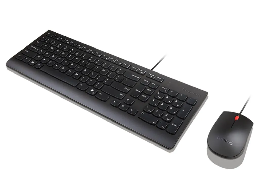 Tastatura+miš LENOVO Essential žicni set/SRB/Cirilica/crna Slika 1