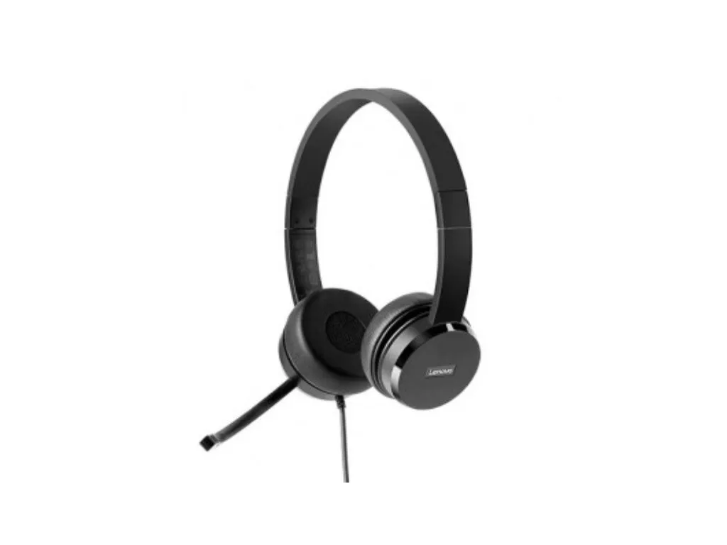 Lenovo Slušalice LENOVO 100 Stereo/USB/pasive noise cancellation/4XD0X88524/crna Slika 1