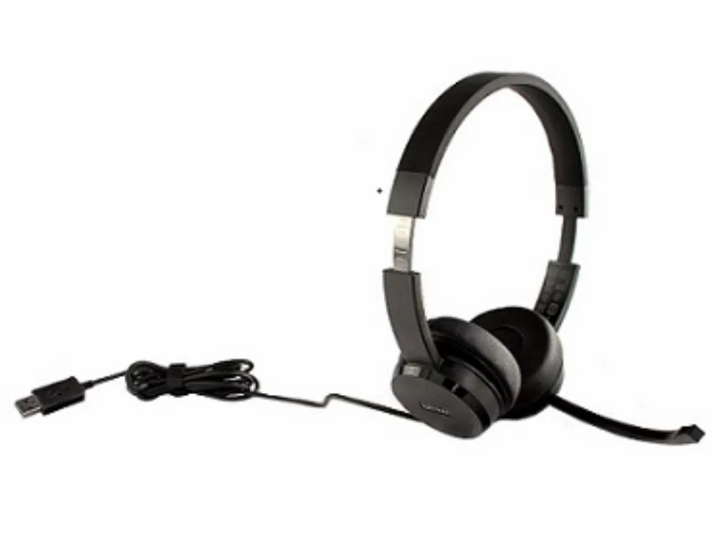 Lenovo Slušalice LENOVO 100 Stereo/USB/pasive noise cancellation/4XD0X88524/crna Slika 2