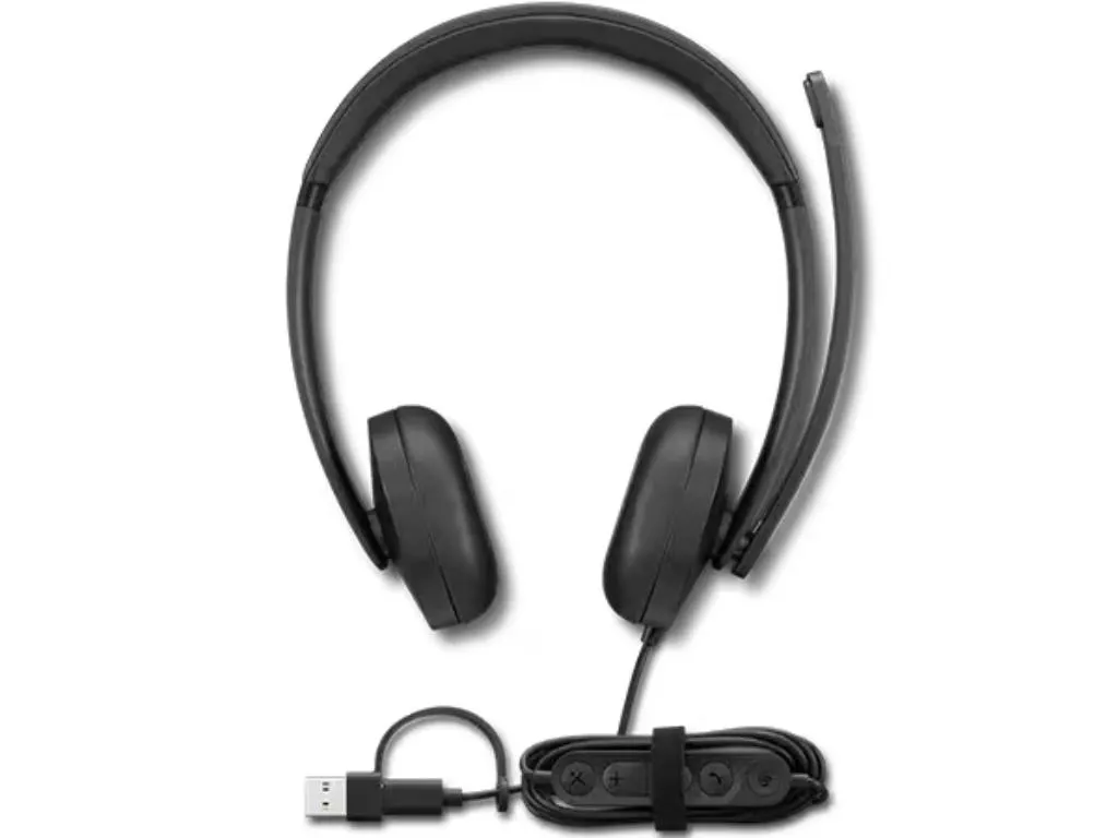 Slušalice LENOVO VoIP Headset 5000 /žicne /Teams/crna Slika 4