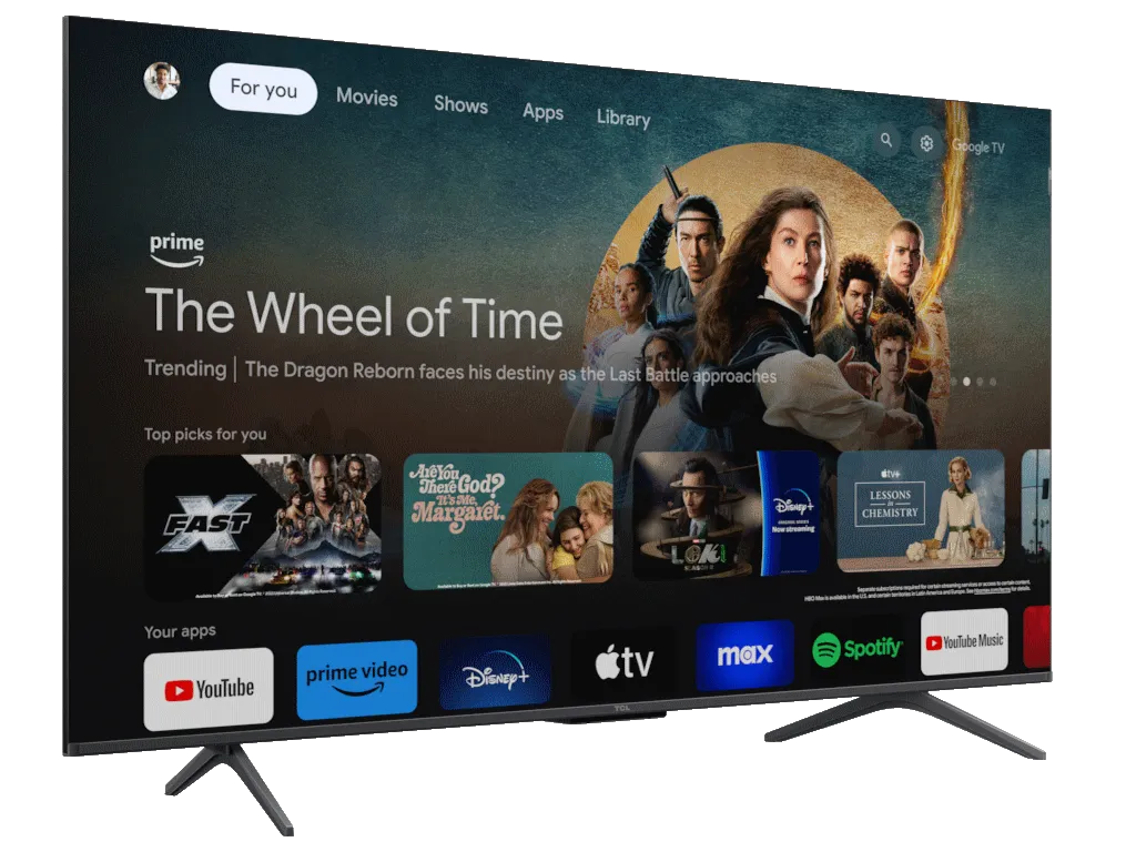 Televizor TCL 50C655/QLED/50"/4K HDR PRO/Google TV/crna Slika 12