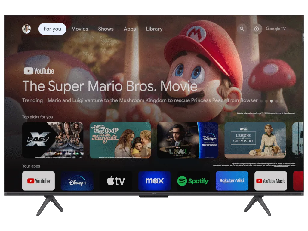 Televizor TCL 50C655/QLED/50"/4K HDR PRO/Google TV/crna Slika 14