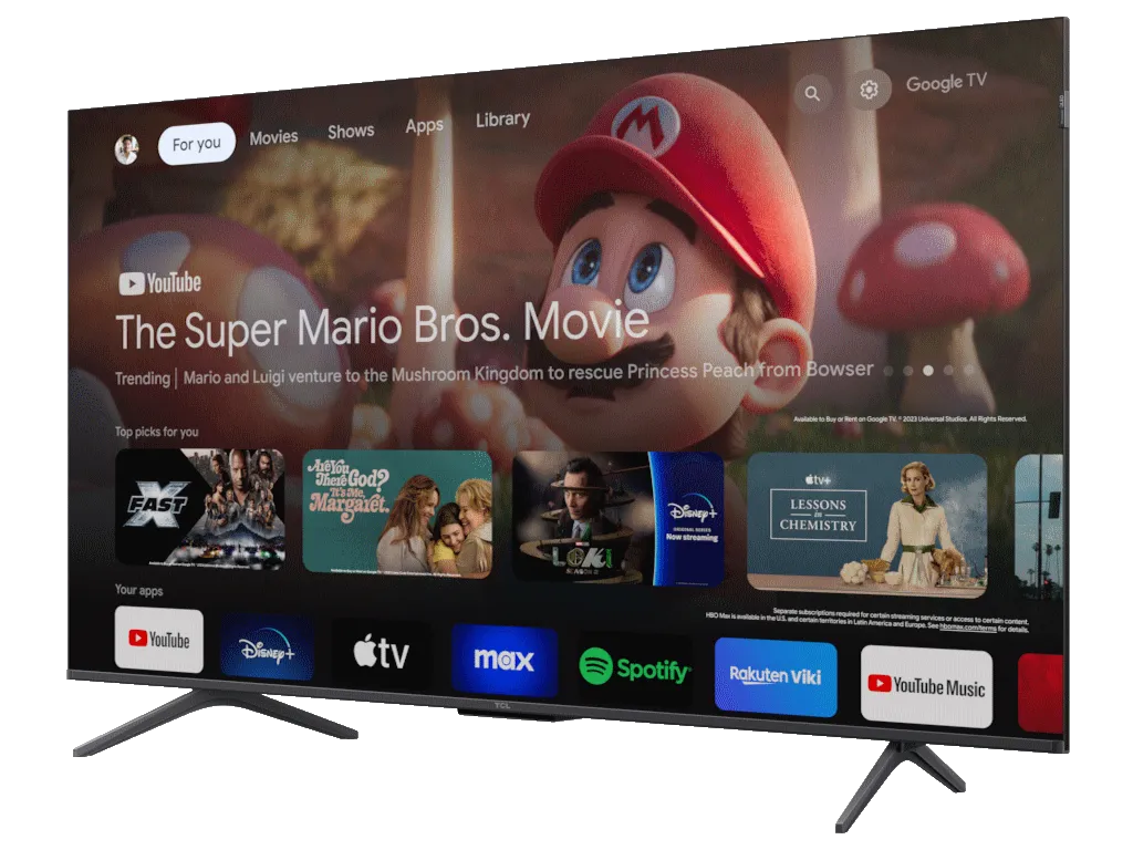 Televizor TCL 50C655/QLED/50"/4K HDR PRO/Google TV/crna Slika 9