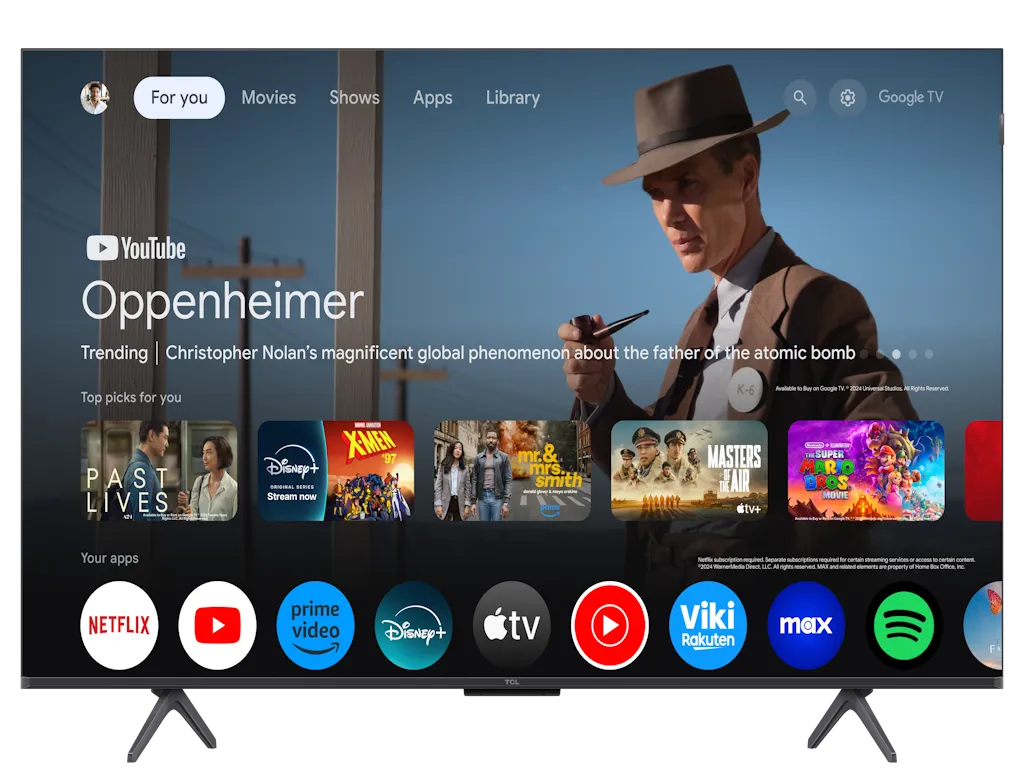 Televizor TCL 50C6K/MiniLED-QLED/50"/4K UHD/144Hz/Google TV/crna Slika 6