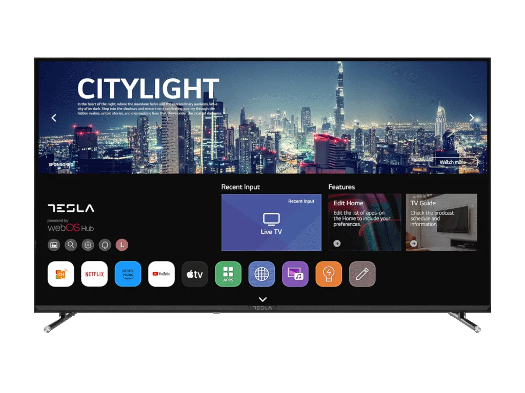 Tesla Televizor TESLA 50E645BUW/LED/50"/UHD/webOS/crna/frameless Slika 7