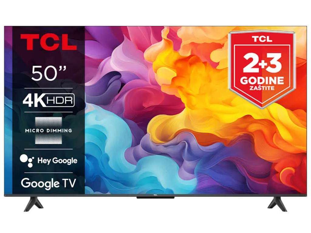 Televizor TCL 50V6B/LED/50"/4K HDR/60Hz/Google TV/crna Slika 3