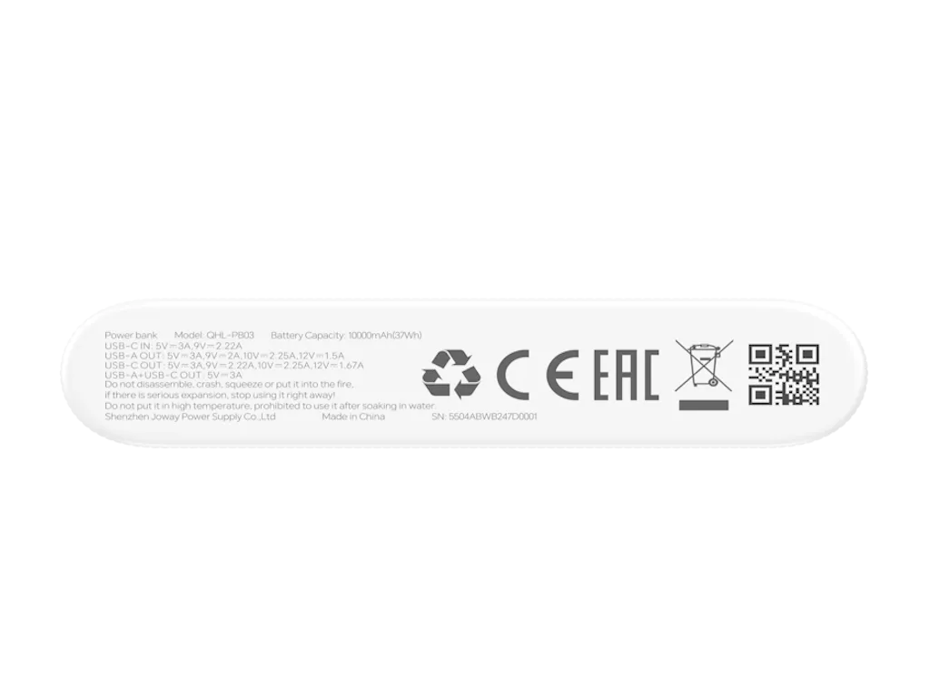 Honor Prenosivi punjac HONOR Choice Power Bank 22.5W/10000mAh/beli Slika 3