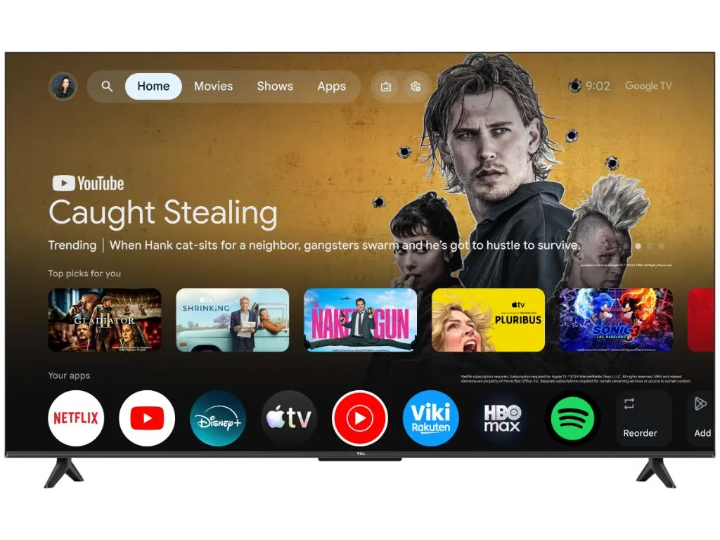 Televizor TCL 55P6L/LED/55"/4K UHD/60Hz/Google TV/crna Slika 3