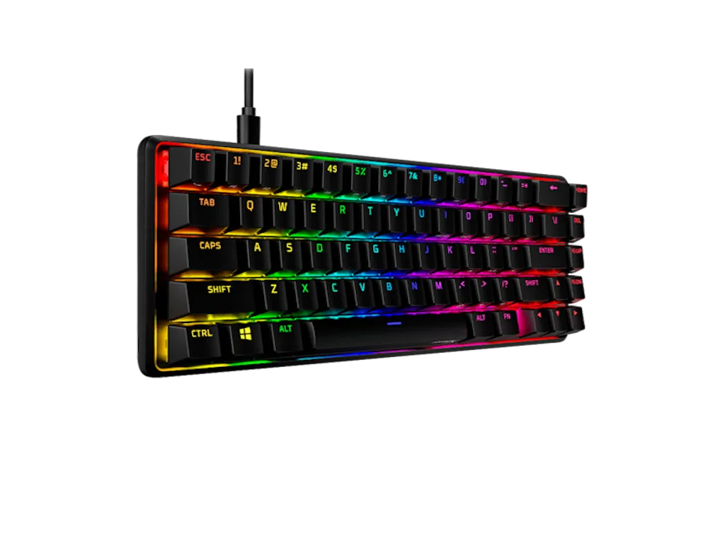 Tastatura HYPERX Alloy Origins 65% - Aqua Tactile/crna Slika 2