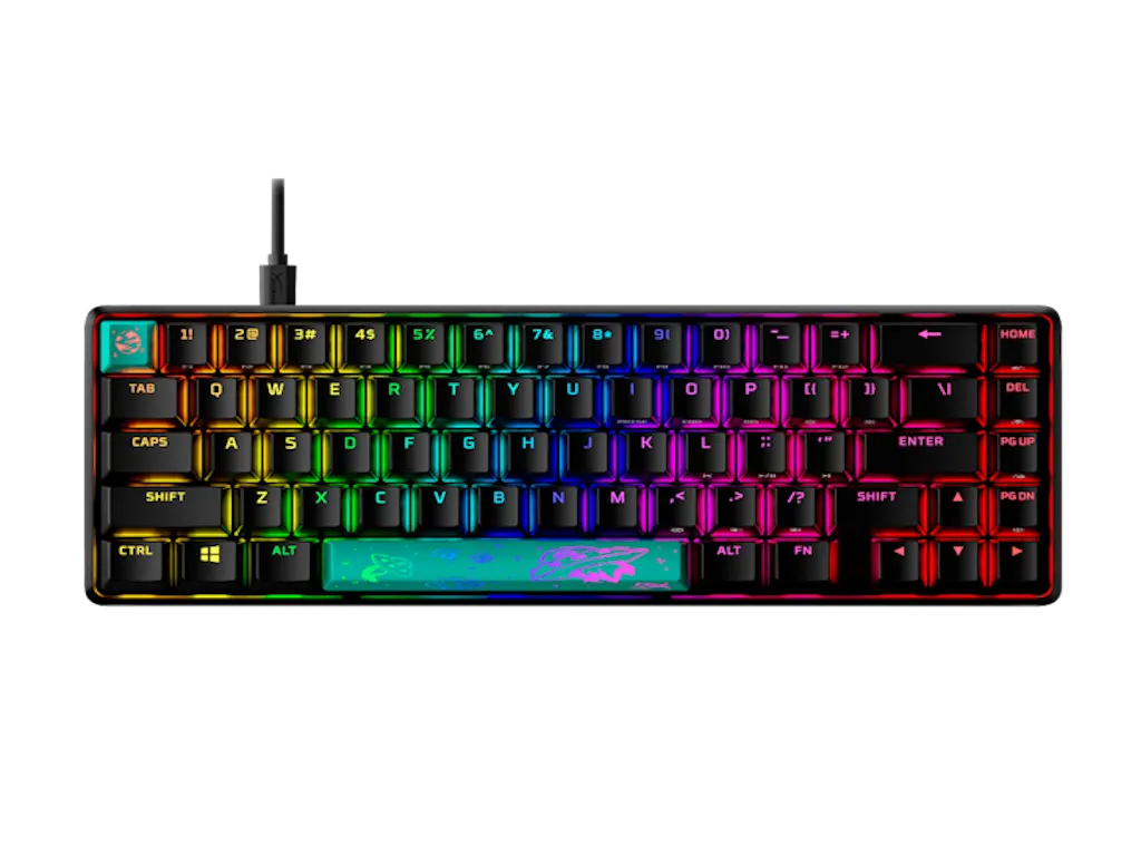 Tastatura HYPERX Alloy Origins 65% - Aqua Tactile/crna Slika 3