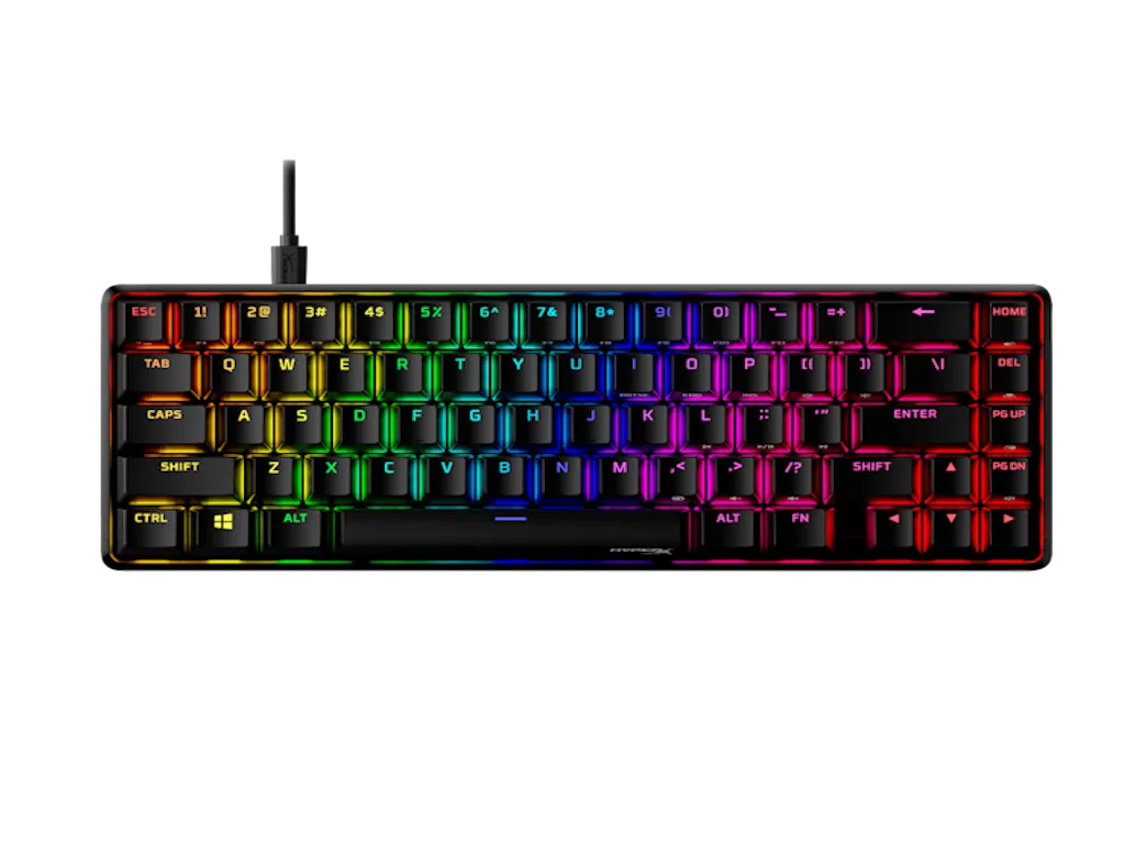 Tastatura HYPERX Alloy Origins 65% - Aqua Tactile/crna Slika 4