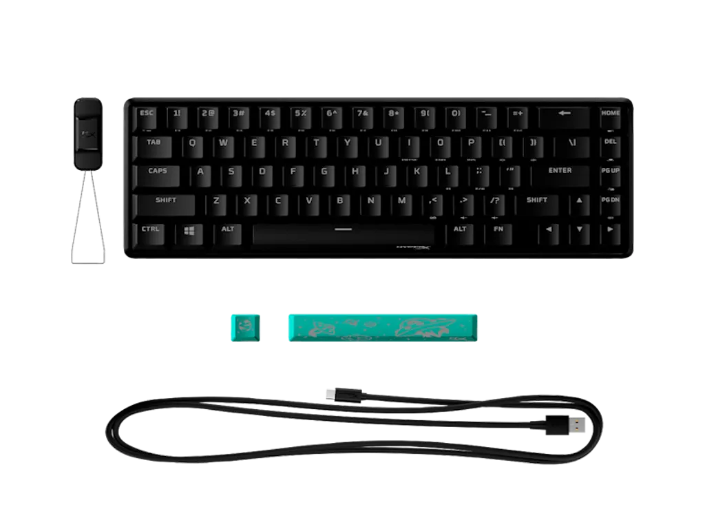 Tastatura HYPERX Alloy Origins 65% - Aqua Tactile/crna Slika 5