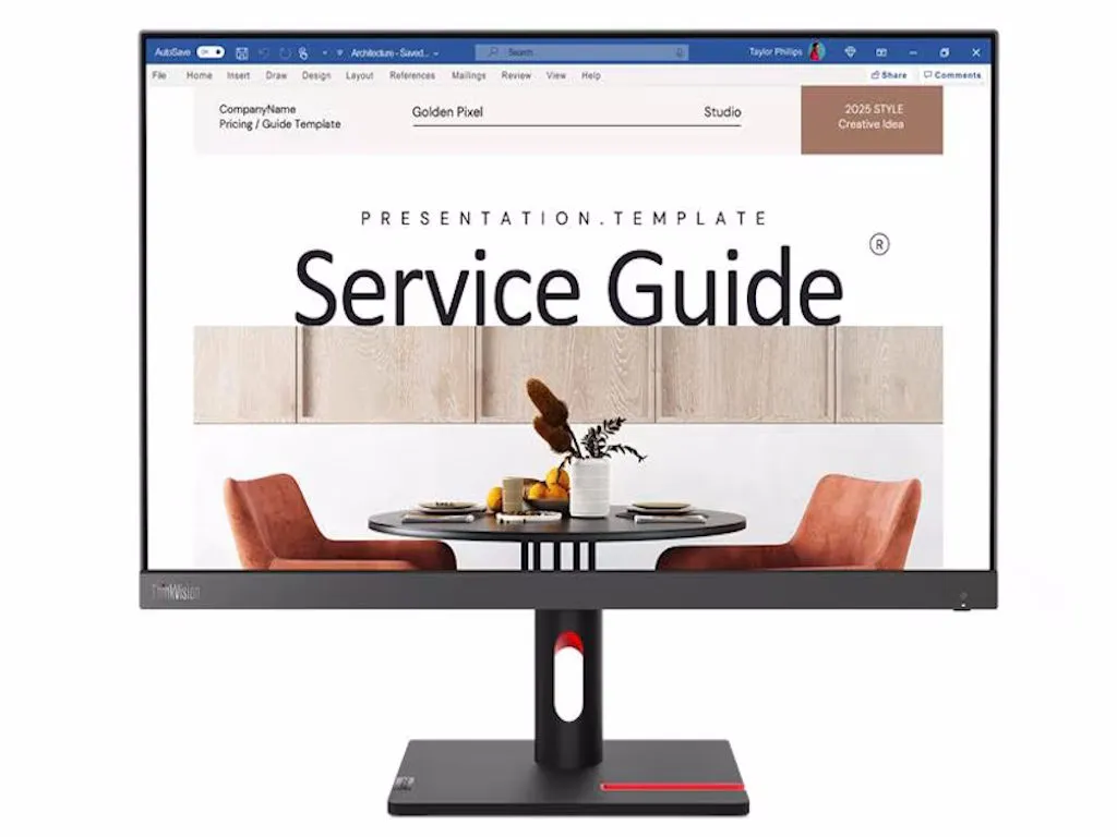 Lenovo Monitor LENOVO ThinkVision S24i-30 23.8"/IPOS/1920x1080/100Hz/4ms/2x HDMI,VGA Slika 2